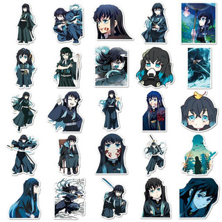Bộ 50 Tokitou Muichirou Dán Anime Demon Slayer Laptop Xe Đạp Đàn Guitar Ván Trượt DIY Chống Thấm Nước