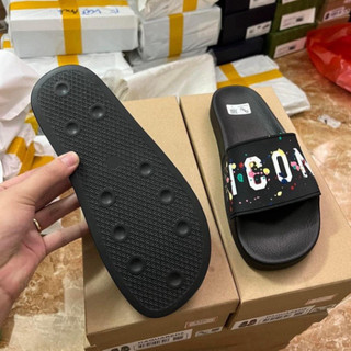 Dép Dsquared2 ICON phối lá phong đỏ siêu đẹp-dép icon hot tăng chiều cao đủ size 36-44 Hot trend 2025