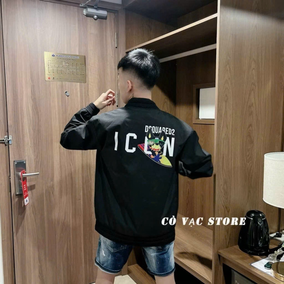 ÁO khoác gió nam NỮ DSQ2 ICON ,áo gió bomber mẫu mới đa dạng chất liệu gió 2 lớp đi mưa nhẹ phù hợp thời tiết se lạnh Ho