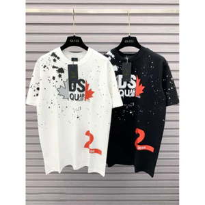 Áo Phông Nam Dsquared2 DSQ2 Icon viền cổ ,Áo Phông DSQ2 Nam Nữ Lá Phong chất cotton cao cấp 100% hot trend 2023 Hot tren