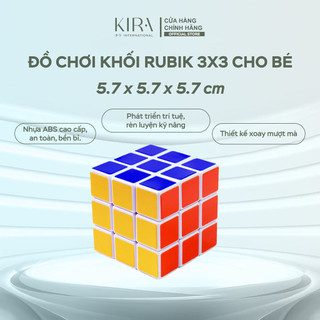 Đồ chơi khối Rubik 3x3 cho bé – Rubik xoay mượt, rèn luyện trí tuệ
