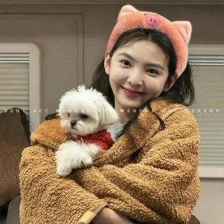 Băng đô cài tóc lợn hồng,bờm tóc heo dễ thương thú nhồi bông mẫu mới . 🌸🌸🌸