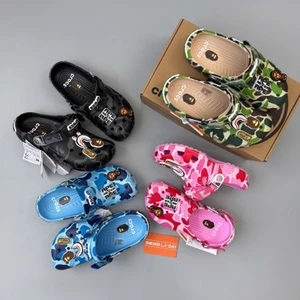 Giày Cro.cs Clog Classic ABC Camo Bape ss2025