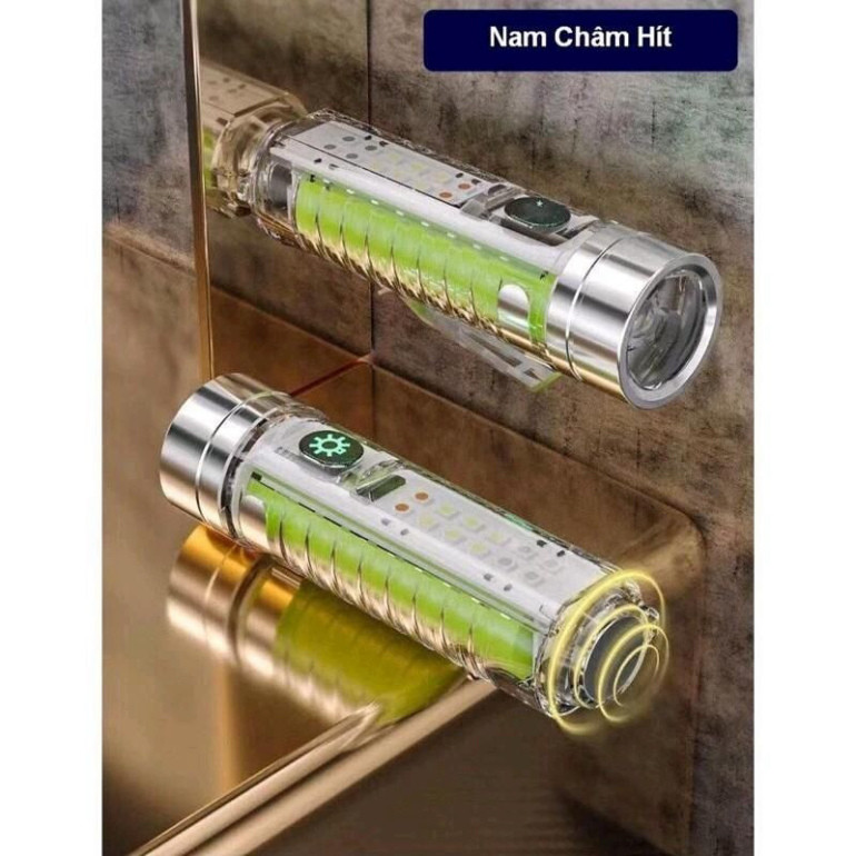 Đèn pin mini cầm tay 6 chế độ sáng đa năng 520 huongquyet ntt95