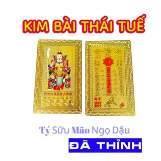 [Thẻ Kim Loại] Kim Bài Thái Tuế 2026 hoá giải điều khôn may mắn nhét ví