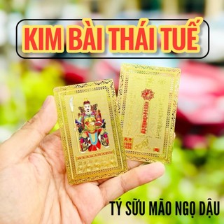 [Thẻ Kim Loại] Kim Bài Thái Tuế 2026 hoá giải điều khôn may mắn nhét ví