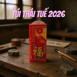 Túi Giải Thái Tuế 2026 cho các tuổi TÝ - SỬU - MÃO - NGỌ - DẬU