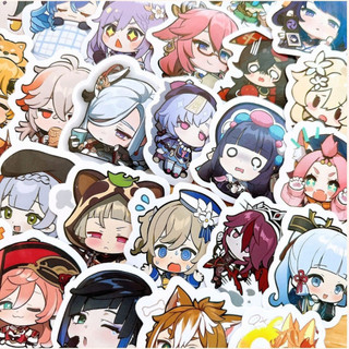 Bộ 120 sticker hoạt hình nhãn dán game anime hình dán trang trí điện thoại laptop mũ không trùng