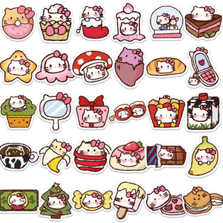 100 sticker hello kitty dễ thương trang trí điện thoại laptop hình dán hoạt hình quà tặng sáng tạo