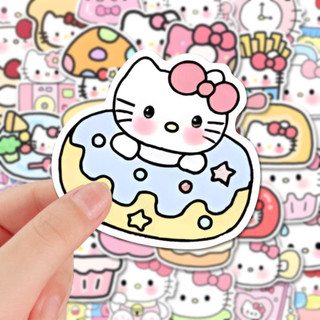 100 sticker Sanrio Hello Kitty Kuromi My Melody dễ thương trang trí laptop sổ tay quà tặng