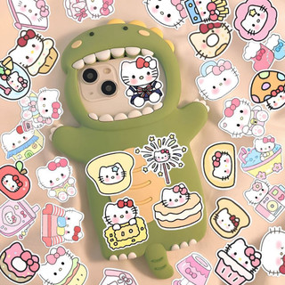 100 sticker Sanrio Hello Kitty Kuromi My Melody dễ thương trang trí laptop sổ tay quà tặng
