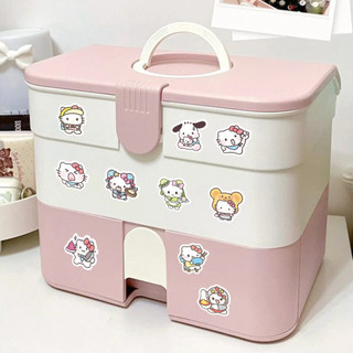 60 sticker Hello Kitty Sanrio dễ thương hoạt hình graffiti trang trí sổ tay xe đạp hộp bút
