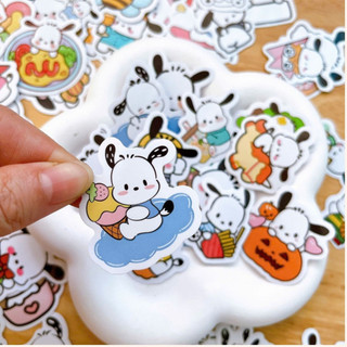 Set 120 sticker pochacco và sanrio hình dán dùng làm quà tặng trang trí điện thoại laptop