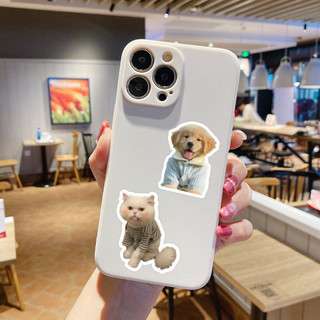 200 Sticker meme chó mèo cute dùng trang trí quà tặng hình dán cắt sẳn kích thước