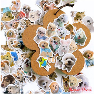 Bộ 100 Sticker Meme Chó Cute Hình Dán Đáng Yêu thú cưng dùng trang trí decor