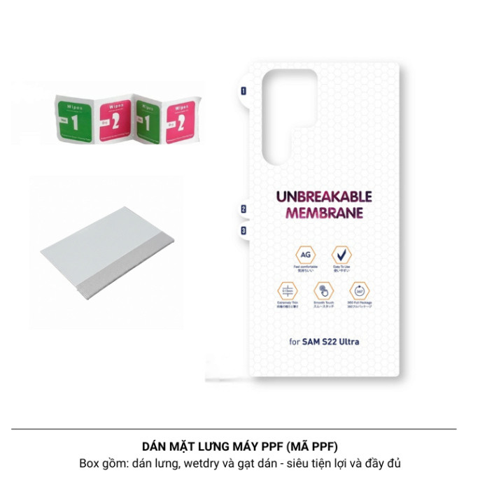 Dán mặt lưng Skin PPF cho Samsung S21+ S22 S22+ S23 S23+ S24 S24+ S22Plus S23Plus S24ultra S25ultra S22ultra S23ultra