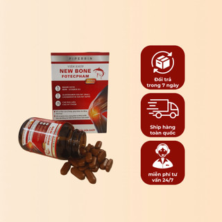 Viên Uống Bổ Khớp New Bone - Hạn Chế Thoái Hóa Khớp, Viêm Khớp, Tràn Dịch Khớp - Hộp 30 Viên