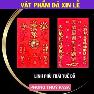 < Lộc Tết > Thẻ giấy ép plastic thái tuế đỏ siêu bền đẹp để ví, ốp điện thoại