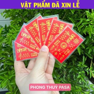< Lộc Tết > Thẻ giấy ép plastic thái tuế đỏ siêu bền đẹp để ví, ốp điện thoại