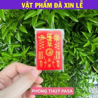 < Lộc Tết > Thẻ giấy ép plastic thái tuế đỏ siêu bền đẹp để ví, ốp điện thoại