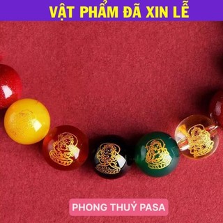 < Lộc Tết > Vòng tay Ngũ Lộ Thần Tài chu sa thu hút tài Lộc , bình an
