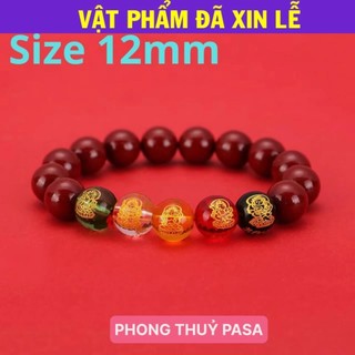 < Lộc Tết > Vòng tay Ngũ Lộ Thần Tài chu sa thu hút tài Lộc , bình an