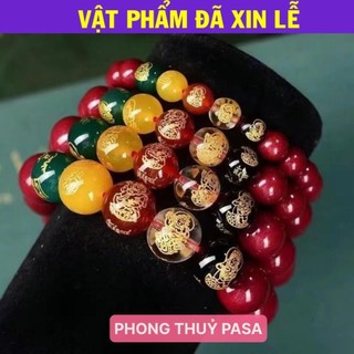 < Lộc Tết > Vòng tay Ngũ Lộ Thần Tài chu sa thu hút tài Lộc , bình an