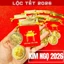 ⭐RƯỚC LỘC⭐ Lì Xì Tết Thỏi Xu Hình Con Ngựa Mạ Vàng Kèm Túi Lộc Phúc Cầu Được 2026