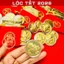 ⭐RƯỚC LỘC⭐ Lì Xì Tết Thỏi Xu Hình Con Ngựa Mạ Vàng Kèm Túi Lộc Phúc Cầu Được 2026