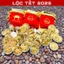⭐RƯỚC LỘC⭐ Lì Xì Tết Thỏi Xu Hình Con Ngựa Mạ Vàng Kèm Túi Lộc Phúc Cầu Được 2026