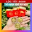 ⭐RƯỚC LỘC⭐ COMBO 10 Thỏi Ngựa Thần Tài Mạ Vàng 24k Kèm Túi Phúc Lộc Phong Thủy May Mắn Làm Quà Tặng Ý Nghĩa