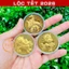 ⭐RƯỚC LỘC⭐ COMBO 10 Thỏi Ngựa Thần Tài Mạ Vàng 24k Kèm Túi Phúc Lộc Phong Thủy May Mắn Làm Quà Tặng Ý Nghĩa