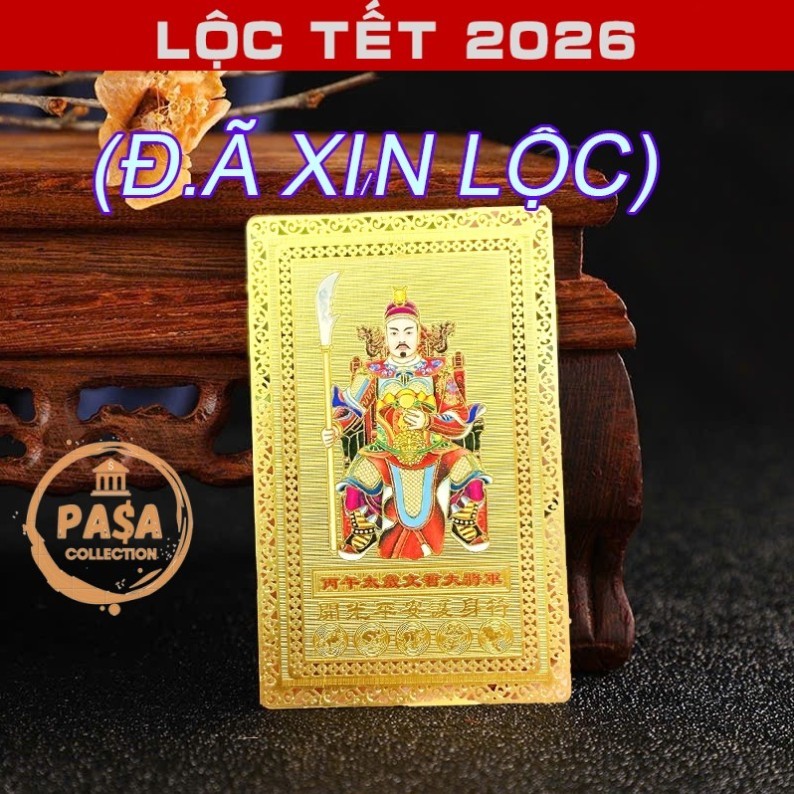 ⭐RƯỚC LỘC⭐ Kim Bài Thái Tuế 2026 BÍNH NGỌ Hóa Giải Phạm Thái Tuế Tuổi TÝ - SỬU - MÃO - NGỌ - DẬU ốp Điện Thoại, bỏ ví