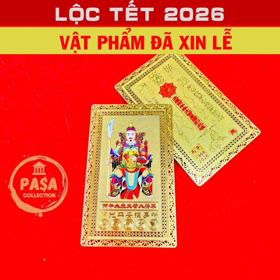 ⭐RƯỚC LỘC⭐ Kim Bài Thái Tuế 2026 BÍNH NGỌ Hóa Giải Phạm Thái Tuế Tuổi TÝ - SỬU - MÃO - NGỌ - DẬU ốp Điện Thoại, bỏ ví