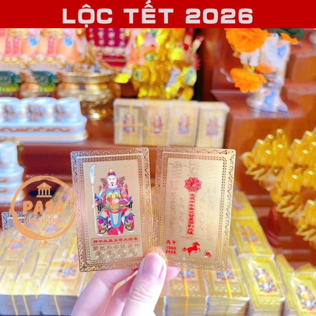 ⭐RƯỚC LỘC⭐ [bằng kim loại] KIM BÀI THÁI TUẾ NĂM 2026 DÀNH CHO CÁC TUỔI TÝ - SỬU - MÃO - NGỌ - DẬU