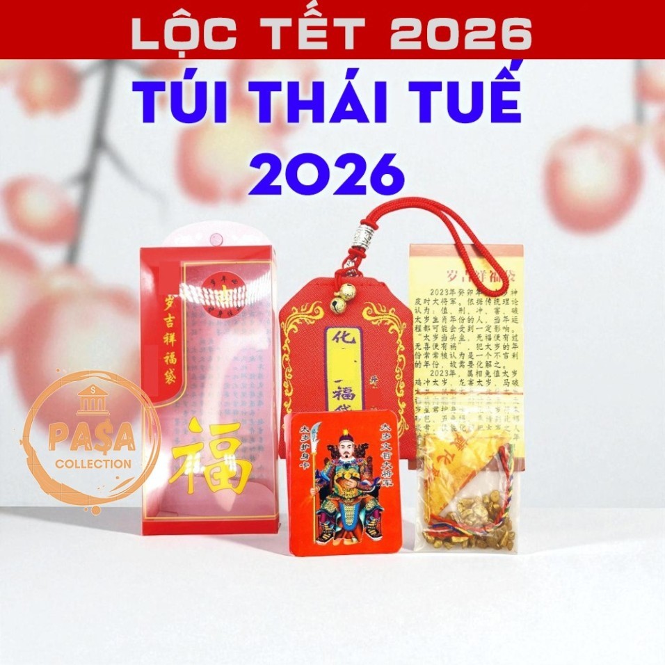 ⭐RƯỚC LỘC⭐ Túi Giải Thái Tuế 2026 cho các tuổi TÝ - SỬU - MÃO - NGỌ - DẬU