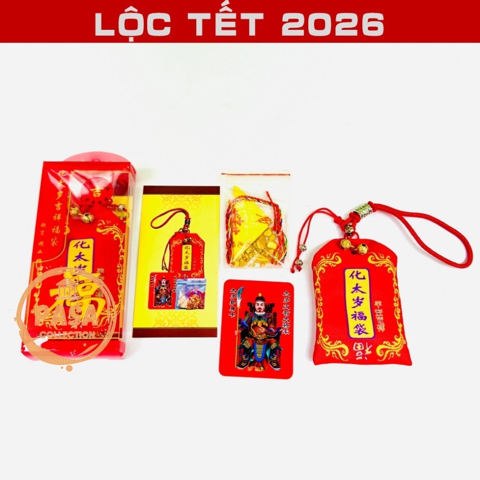 ⭐RƯỚC LỘC⭐ Túi Giải Thái Tuế 2026 cho các tuổi TÝ - SỬU - MÃO - NGỌ - DẬU