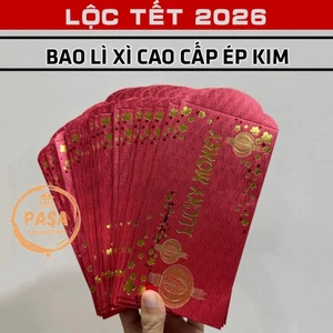 ⭐RƯỚC LỘC⭐ [GIÁ KM] Bao lì xì may mắn màu đỏ lucky money , Hàng Nhập Ngoại, Cực Xịn
