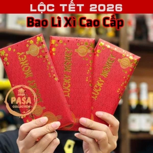 ⭐RƯỚC LỘC⭐ Combo 10 Bao Lì Xì Tết 2026 Lucky Money Giấy Cao Cấp Vàng Xì Lì Tết lịch sự đẹp mắt trang trọng