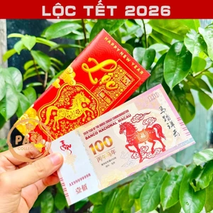 ⭐RƯỚC LỘC⭐ SỈ 10 TỜ Tiền Kỉ Niệm Hình Con Ngựa Macao 100 Lì Xì Tết BÍNH NGỌ 2026 Độc lạ