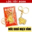 ⭐RƯỚC LỘC⭐ Sỉ 100 Móc khóa ngựa thần tài Vàng mang lại tài lộc, may mắn - Món quà tặng ý nghĩa