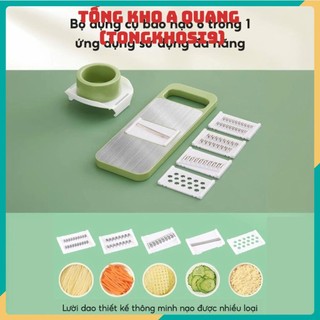 Bộ nạo rau củ 5 lưỡi INOX 304 – Dụng cụ đa năng giúp bạn sơ chế thực phẩm nhanh gọn mỗi ngày