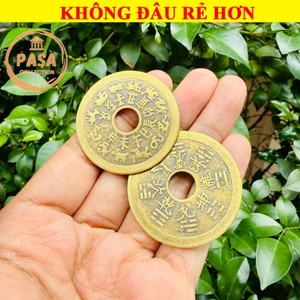 ⭐RƯỚC LỘC⭐ Đồng xu Thái Tuế, XU 12 con giáp, XU Áp Tuế bằng Đồng