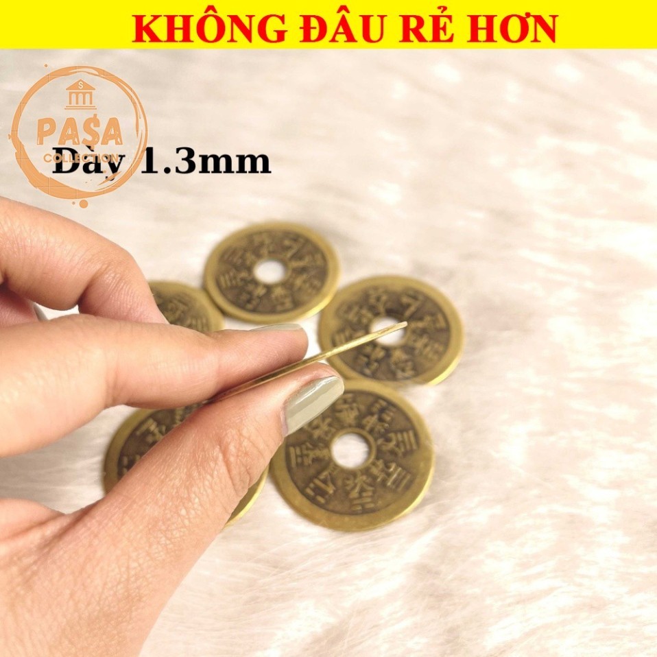 ⭐RƯỚC LỘC⭐ Đồng Xu Giải Thái Tuế - Xu Áp Thái Tuế Bằng Đồng 4cm - ĐÃ KHAII QUANNG