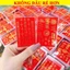 ⭐RƯỚC LỘC⭐ 10 Thẻ giấy đỏ ép plastic dùng để ví, ốp điện thoại ( thẻ thái tuế đỏ )