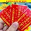 ⭐RƯỚC LỘC⭐ 10 Thẻ giấy đỏ ép plastic dùng để ví, ốp điện thoại ( thẻ thái tuế đỏ )