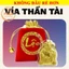 ⭐RƯỚC LỘC⭐ Sỉ 100 Thỏi Thần Tài Mạ Vàng Kèm Túi Gấm Chữ Lộc , Phúc , Vía Ông Thần Tài Phong Thuỷ May Mắn