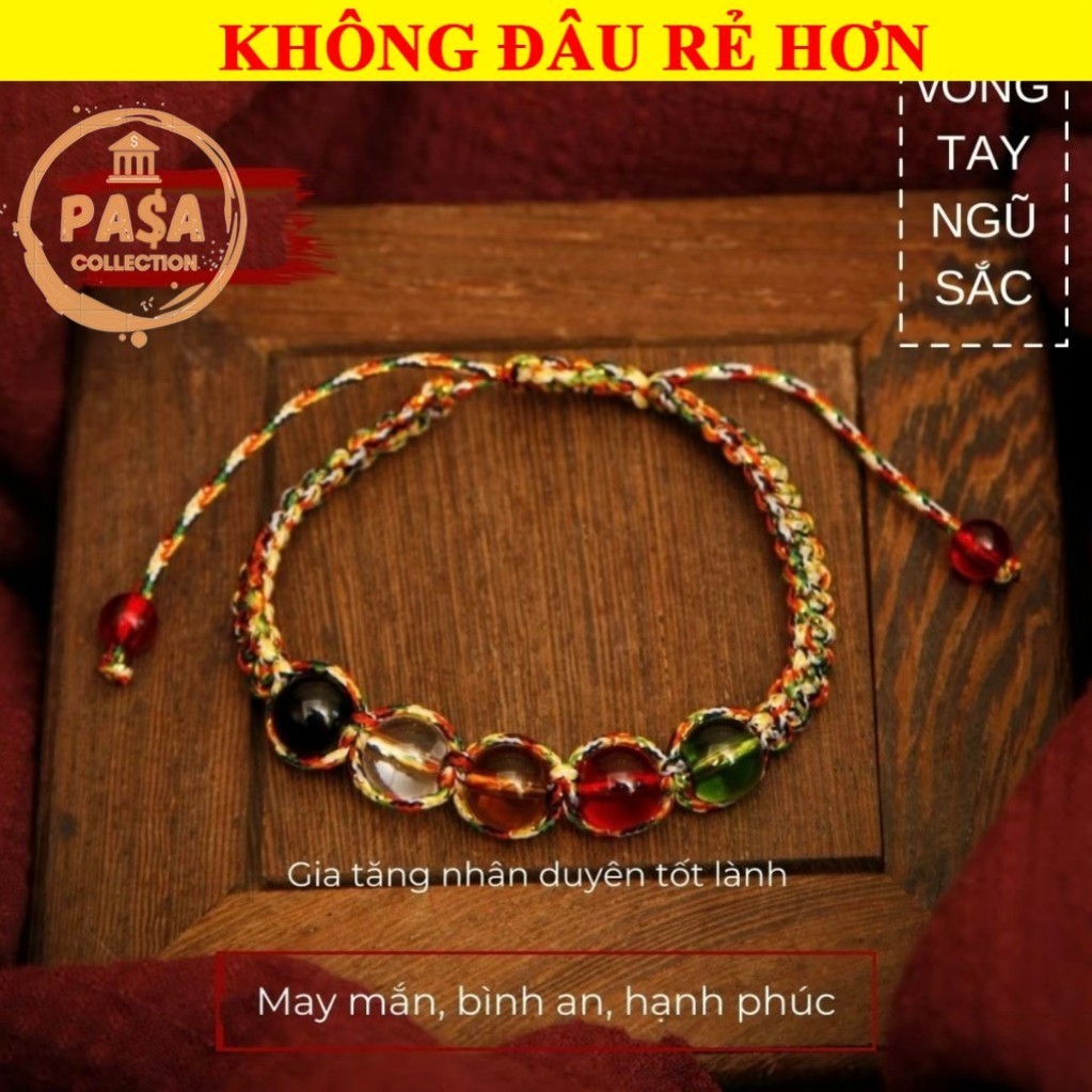 ⭐RƯỚC LỘC⭐ VÒNG TAY NGŨ SẮC CÂN BẰNG NGŨ HÀNH - Mang đến may mắn, tài lộc