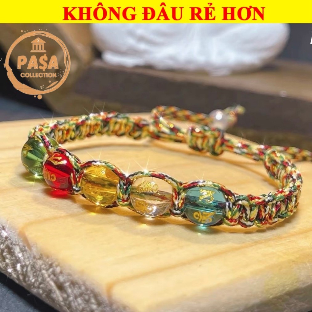 ⭐RƯỚC LỘC⭐ Vòng tay chỉ ngũ sắc - làm quà tặng, tán lộc cho khách hàng, tín chủ