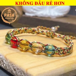 ⭐RƯỚC LỘC⭐ Vòng tay chỉ ngũ sắc - làm quà tặng, tán lộc cho khách hàng, tín chủ